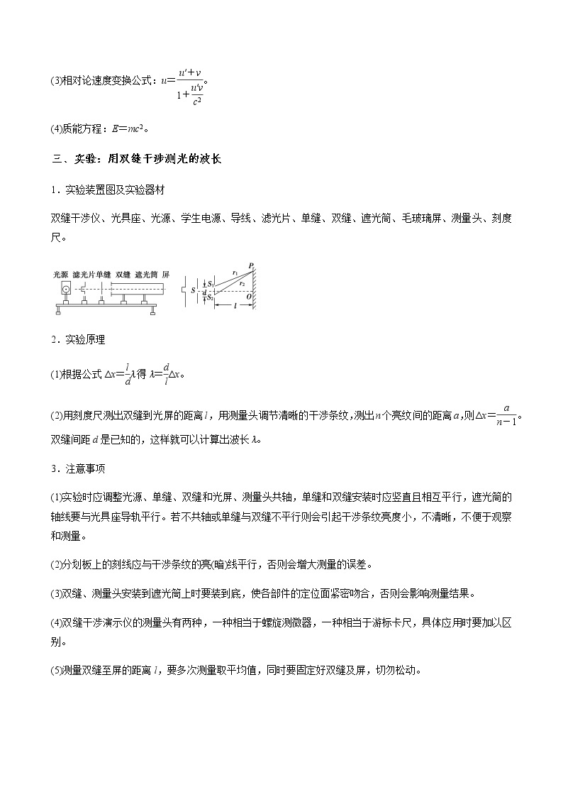 专题14.8 光的波动性　电磁波　相对论-2021年高考物理一轮复习考点扫描学案03