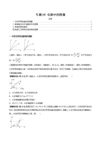 专题05 电路中的图像-2022年新课标高中物理图像与方法