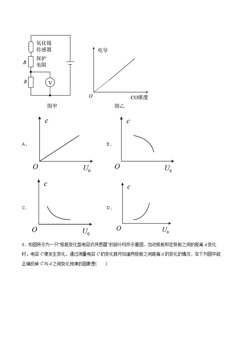 5.1认识传感器专题复习2021—2022学年高中物理人教版（2019）选择性必修第二册02