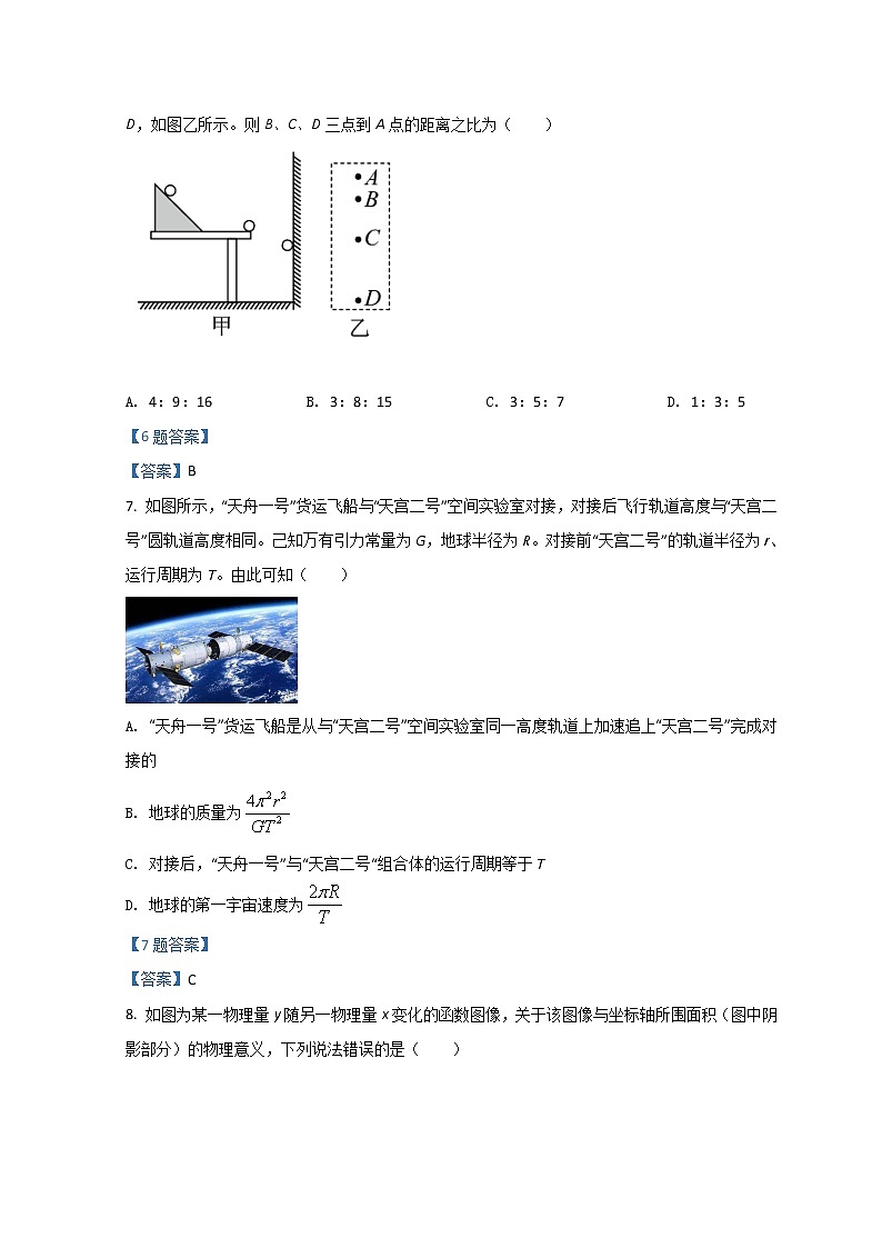 2022浙江省十校联盟高三下学期第二次联考（返校考试）物理试题含答案第3页