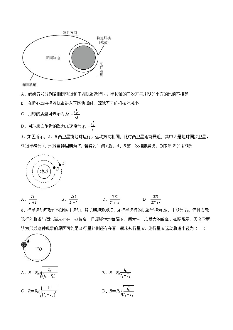 4.3人类对太空的不懈探索基础巩固2021—2022学年高中物理鲁科版（2019）必修第二册练习题第2页