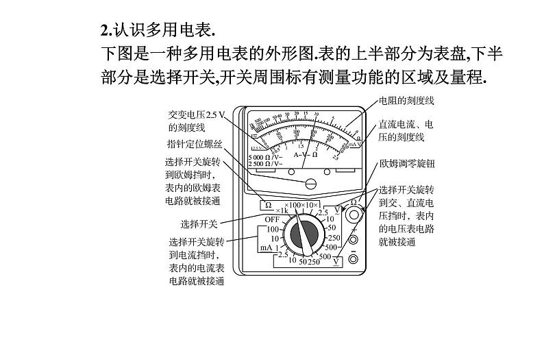 11.5 实验：练习使用多用电表—【新教材】人教版（2019）高中物理必修第三册课件03