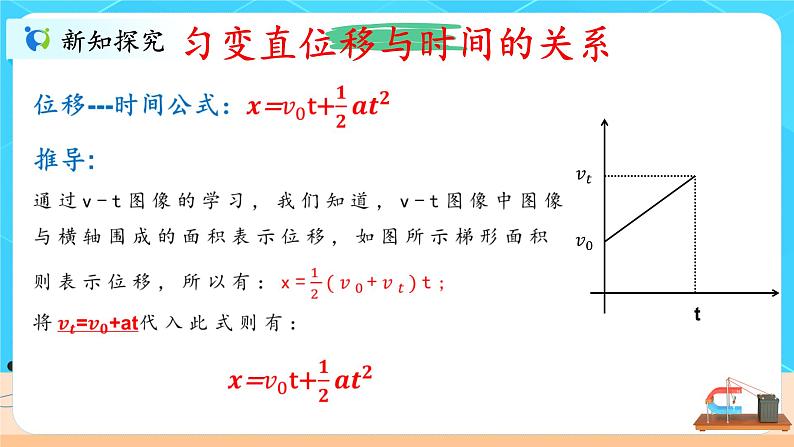 2.3《匀变速直线运动位移和时间的关系》课件第5页