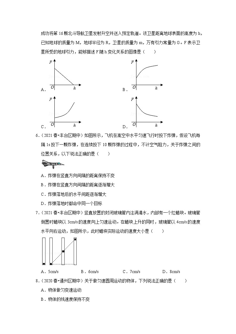 2021-2022学年下学期高中物理期中典型试卷汇编02