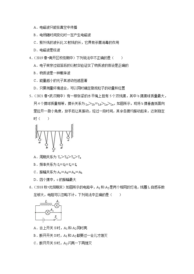 2021-2022学年下学期高中物理期中典型试卷汇编02