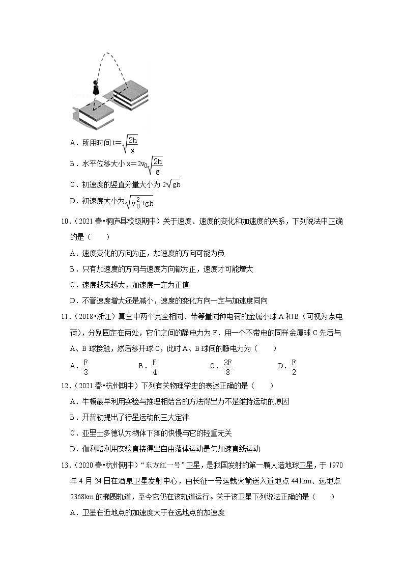2021-2022学年下学期高中物理期中典型试卷汇编03
