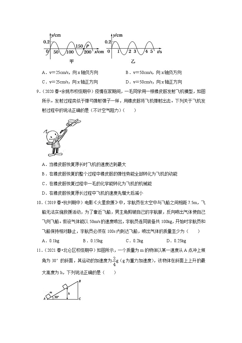 2021-2022学年下学期高中物理期中典型试卷汇编03