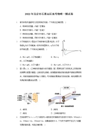 2022年北京市石景山区高考物理一模试卷