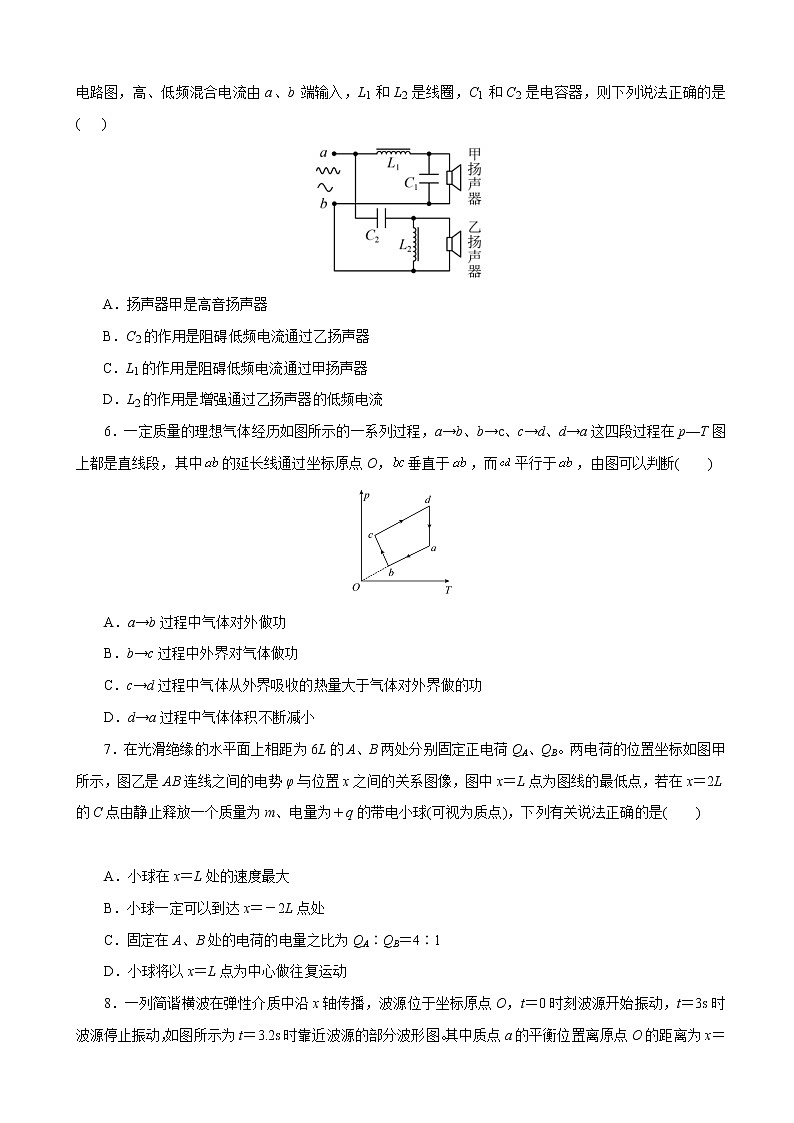 2022年全国高考物理临考冲刺必刷卷（一）(word版)第3页