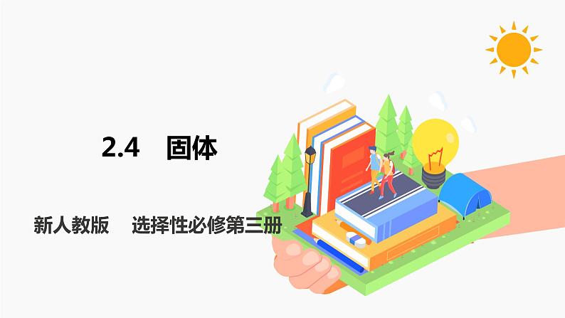 2.4 固体 课件 高中物理新人教版选择性必修第三册（2022年）01