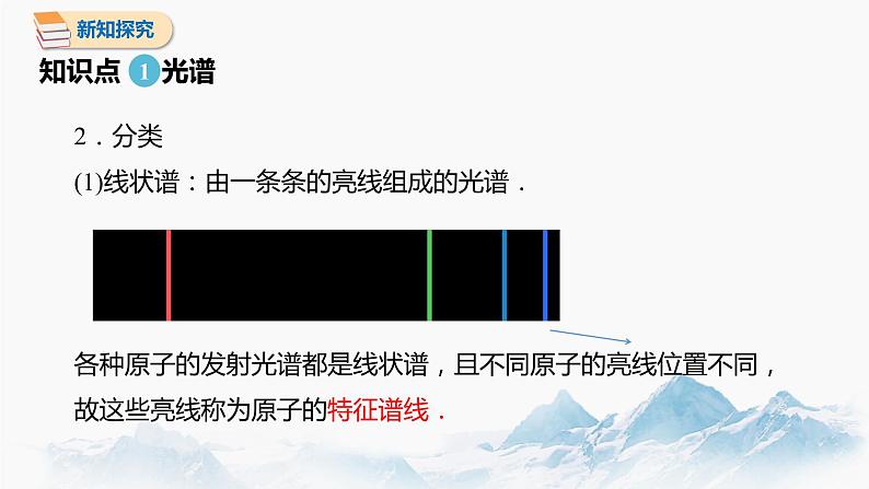 4.4 氢原子光谱和玻尔的原子模型 第1课时 课件 高中物理新人教版选择性必修第三册（2022年）第4页