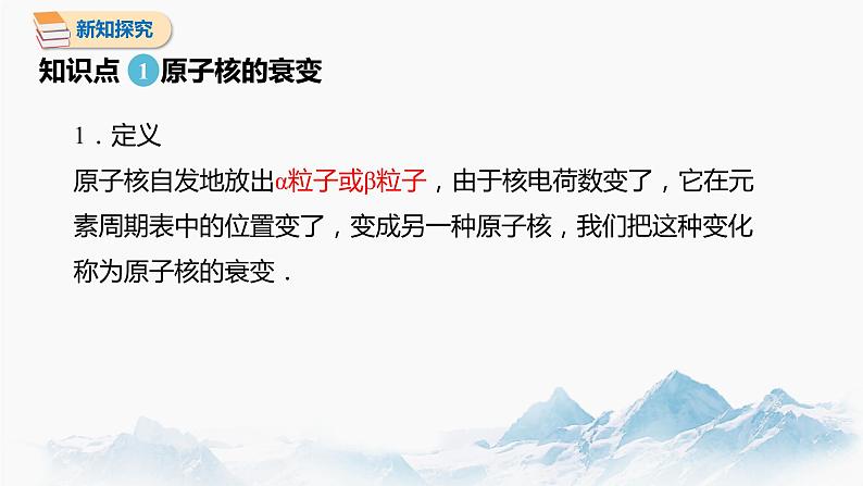 5.2 放射性元素的衰变 课件 高中物理新人教版选择性必修第三册（2022年）03