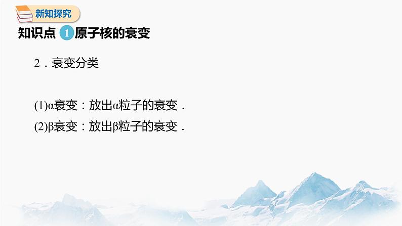 5.2 放射性元素的衰变 课件 高中物理新人教版选择性必修第三册（2022年）04