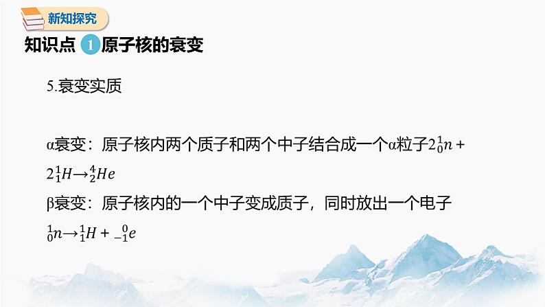 5.2 放射性元素的衰变 课件 高中物理新人教版选择性必修第三册（2022年）07