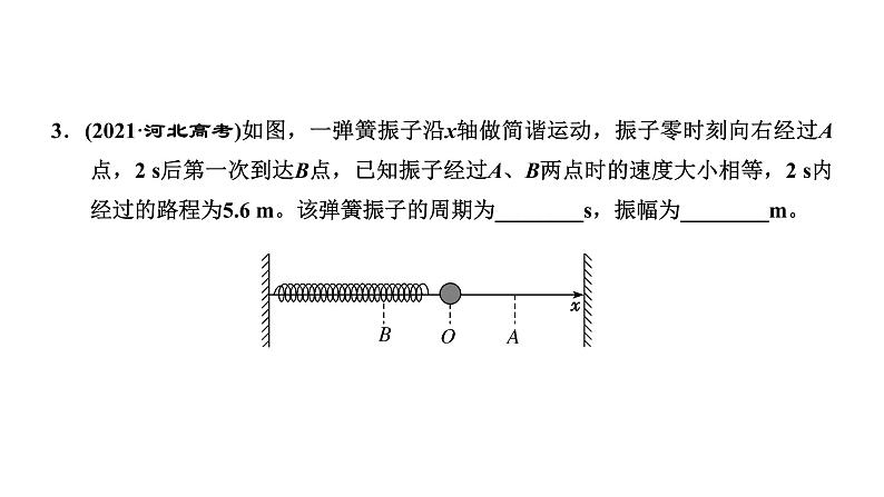 2022届新高考二轮复习 振动和波 课件（59张）05