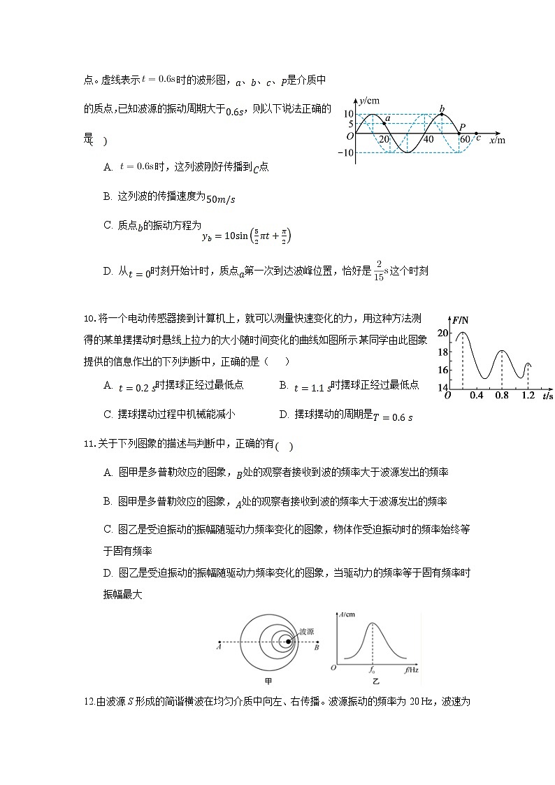 2021-2022学年辽宁省抚顺市第一中学高二下学期第二次周测物理试题（Word版）第3页