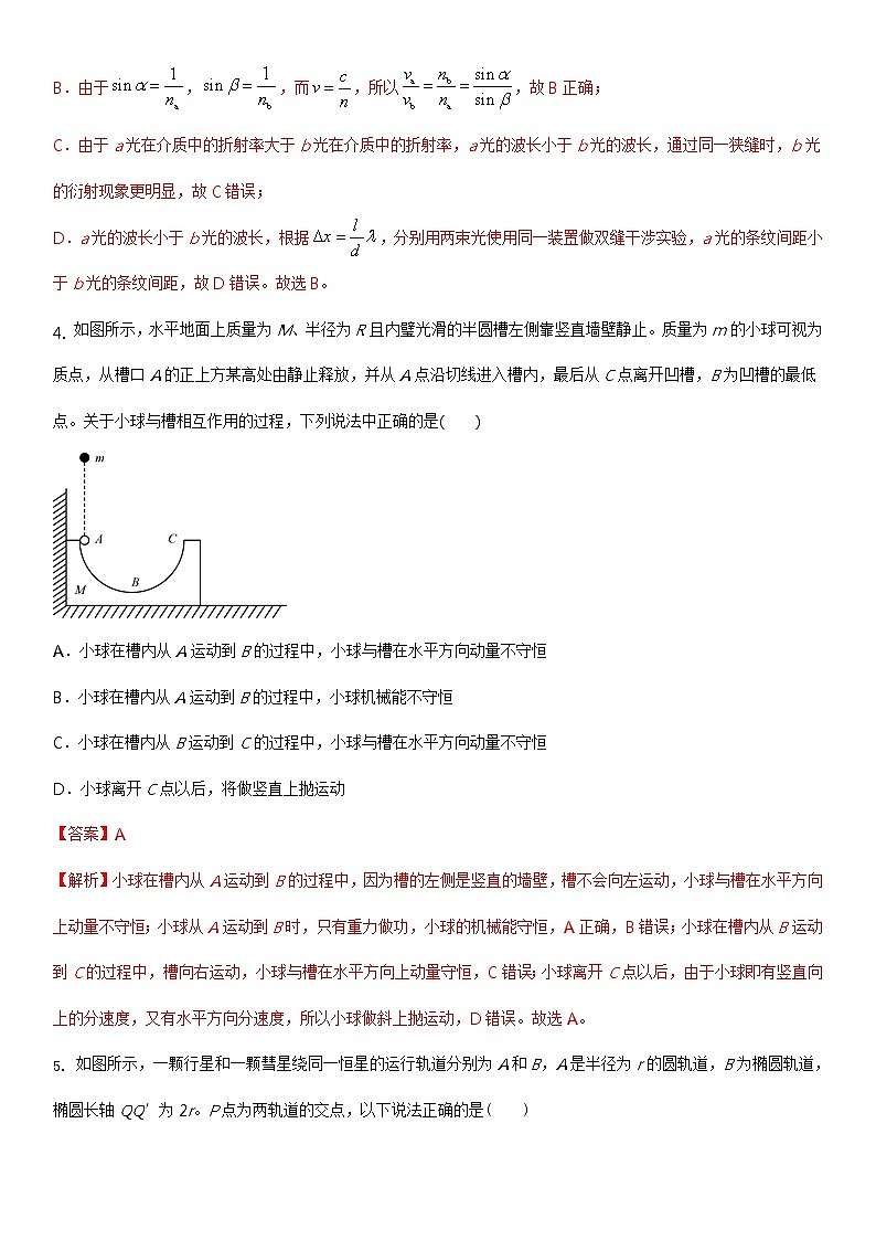 2022年江苏省常州市高考二模物理模拟试题 五（解析版）03