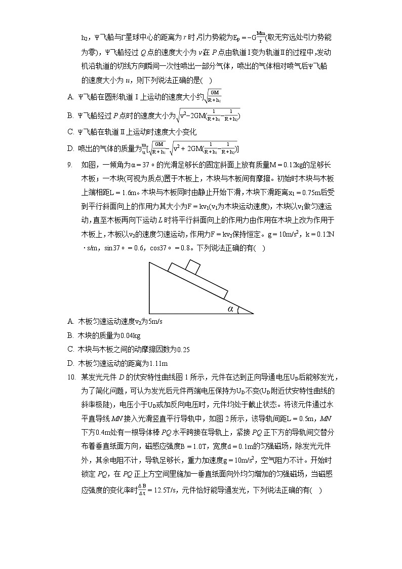 2022年湖南省雅礼十六校高考物理二模试卷（含答案解析）第3页