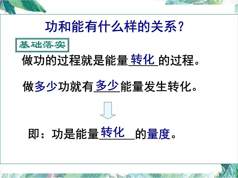 高三物理一轮复习 功能关系专题复习课件PPT第2页