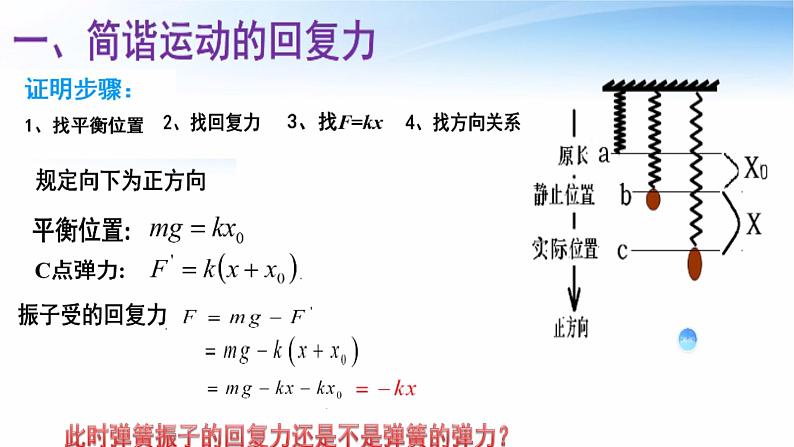 简谐运动的回复力和能量课件PPT08