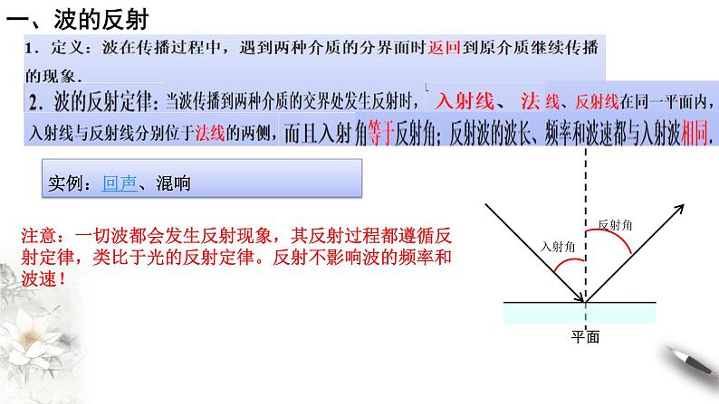 3.3 波的反射、折射和衍射课件06