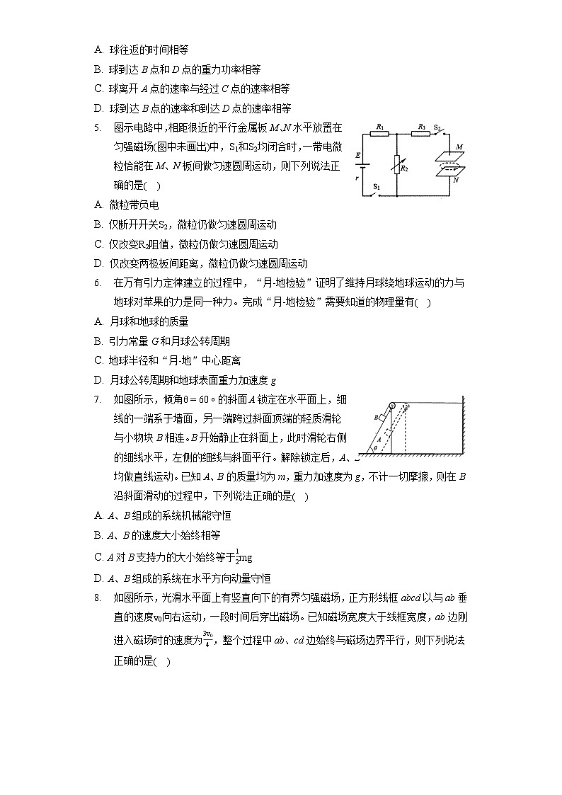 2021年安徽省合肥市高考物理第三次质检试卷（三模）（含答案解析）02