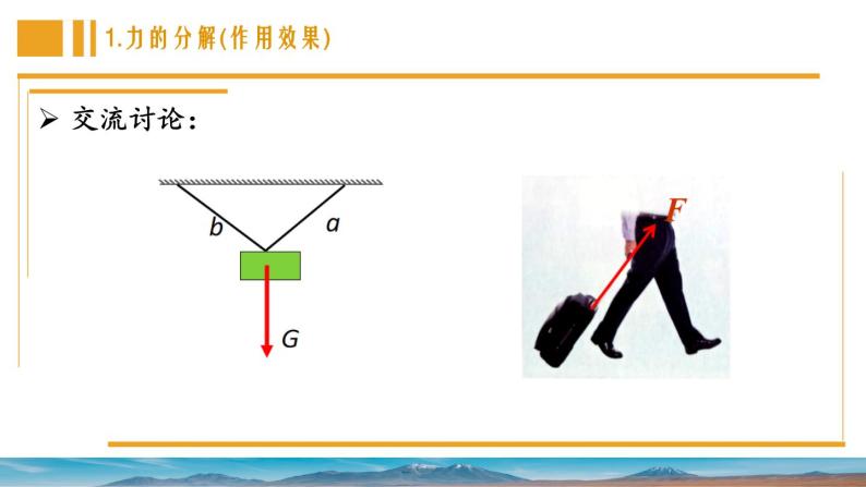 4.2力的分解 课件-高一上学期物理鲁科版（2019）必修第一册06