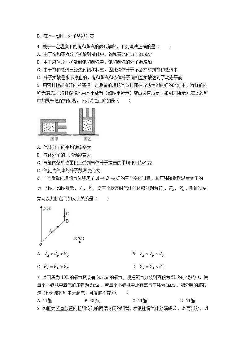 2021-2022学年广东省茂名市第一中学高二下学期期中考试物理试题（Word版）02