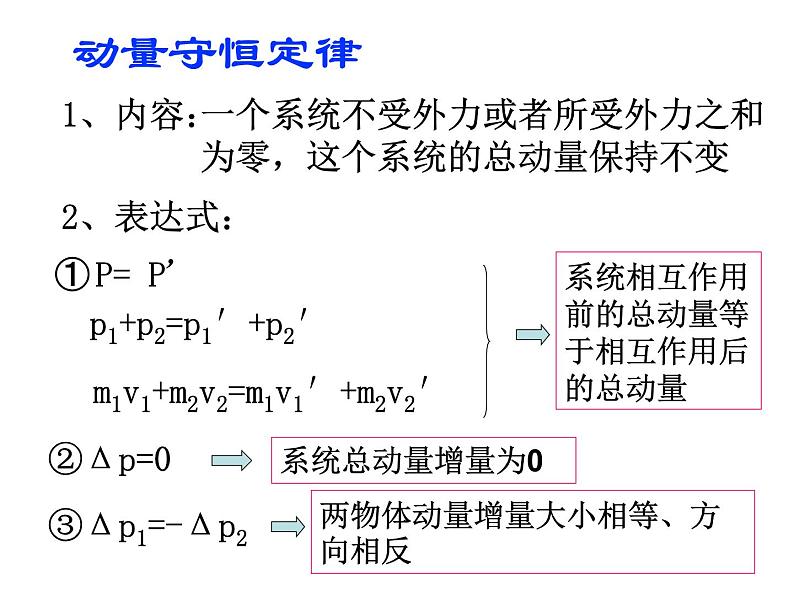 高中物理教科课标版动量守恒定律的应用动量守恒定律应用子弹打木块课件02