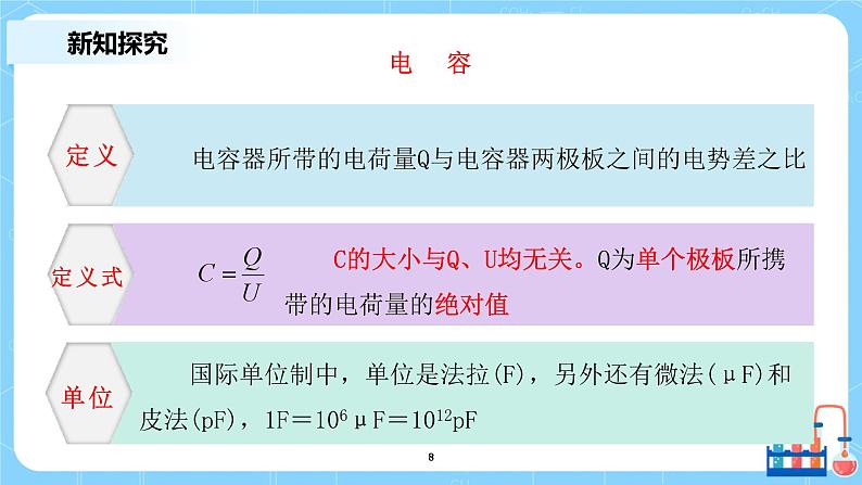 人教版（2019）高中物理必修三10.4《电容器的电容》课件+教案+同步习题+学案08