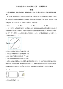 2022届山东省临沂市高三二模物理试题