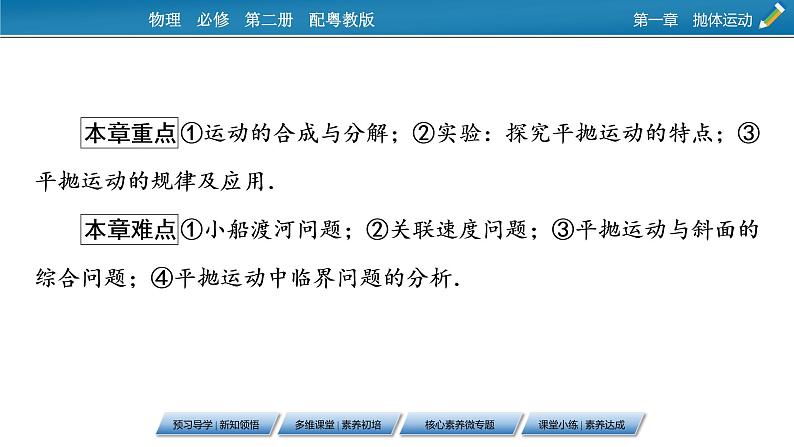 2022-2023年粤教版(2019)新教材高中物理必修2 第1章抛体运动1-1曲线运动课件06