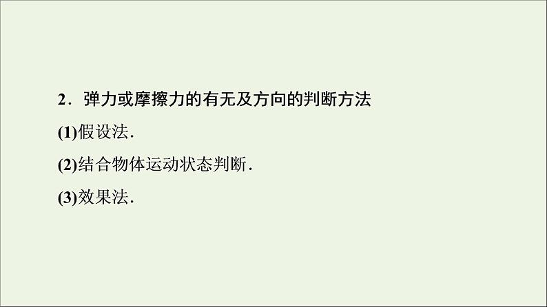 教科版高中物理必修第一册第3章相互作用章末综合提升课件07