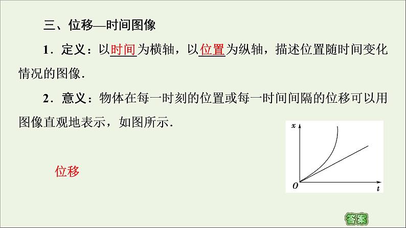 教科版高中物理必修第一册第1章描述运动的基本概念2位置位移课件07