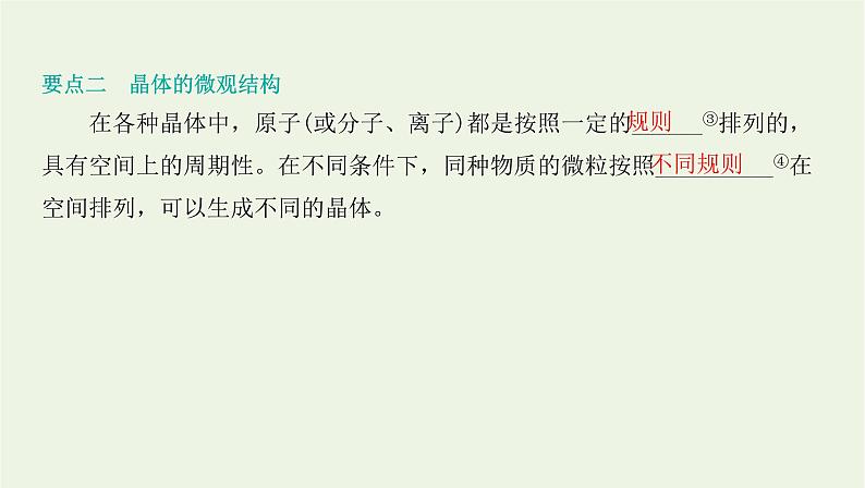 新人教版高中物理选择性必修第三册第二章气体固体和液体第4节固体课件04