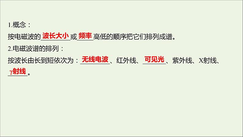 新人教版高中物理选择性必修第二册第四章电磁振荡与电磁波4电磁波谱课件04