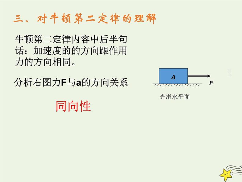 新人教版高中物理必修1第四章牛顿运动定律第3节牛顿第二定律5课件第6页