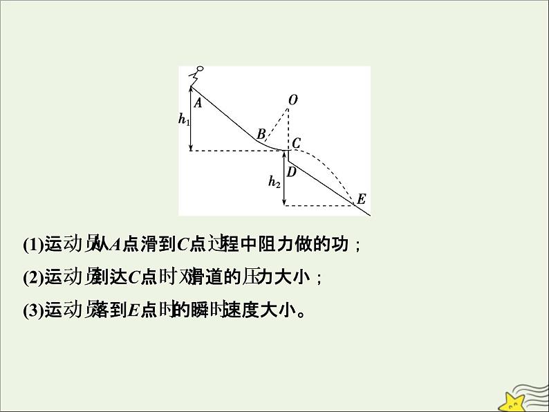 高考物理一轮复习第五章机械能及其守恒定律素养提升课七动力学方法和能量观点的综合应用课件08