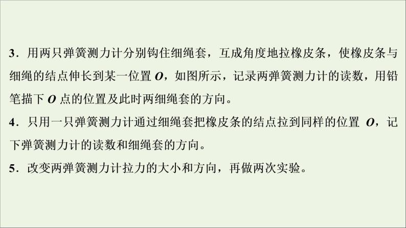 高考物理一轮复习第二章相互作用实验三验证力的平行四边形定则课件05