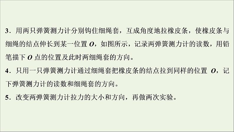 江苏专用高考物理一轮复习第二章相互作用实验三验证力的平行四边形定则课件第6页