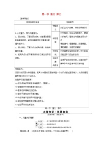 高考物理一轮复习第二章相互作用第一节重力弹力学案