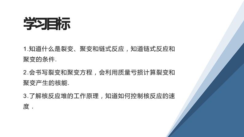 2022-2023年人教版(2019)新教材高中物理选择性必修3 第5章原子核5-4核裂变与核聚变5“基本”粒子课件第2页