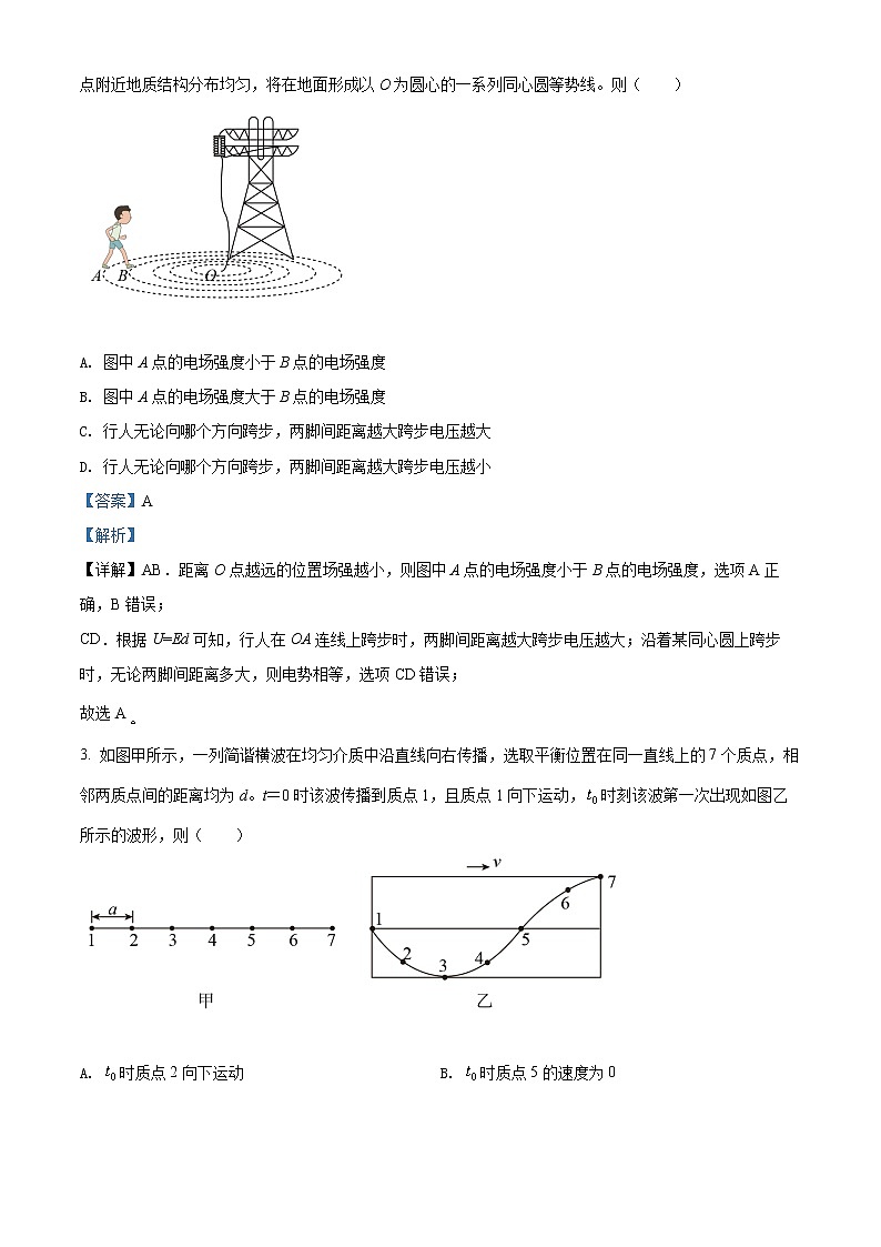 2022届福建省厦门市高中毕业班第四次质量检测物理试题及答案02