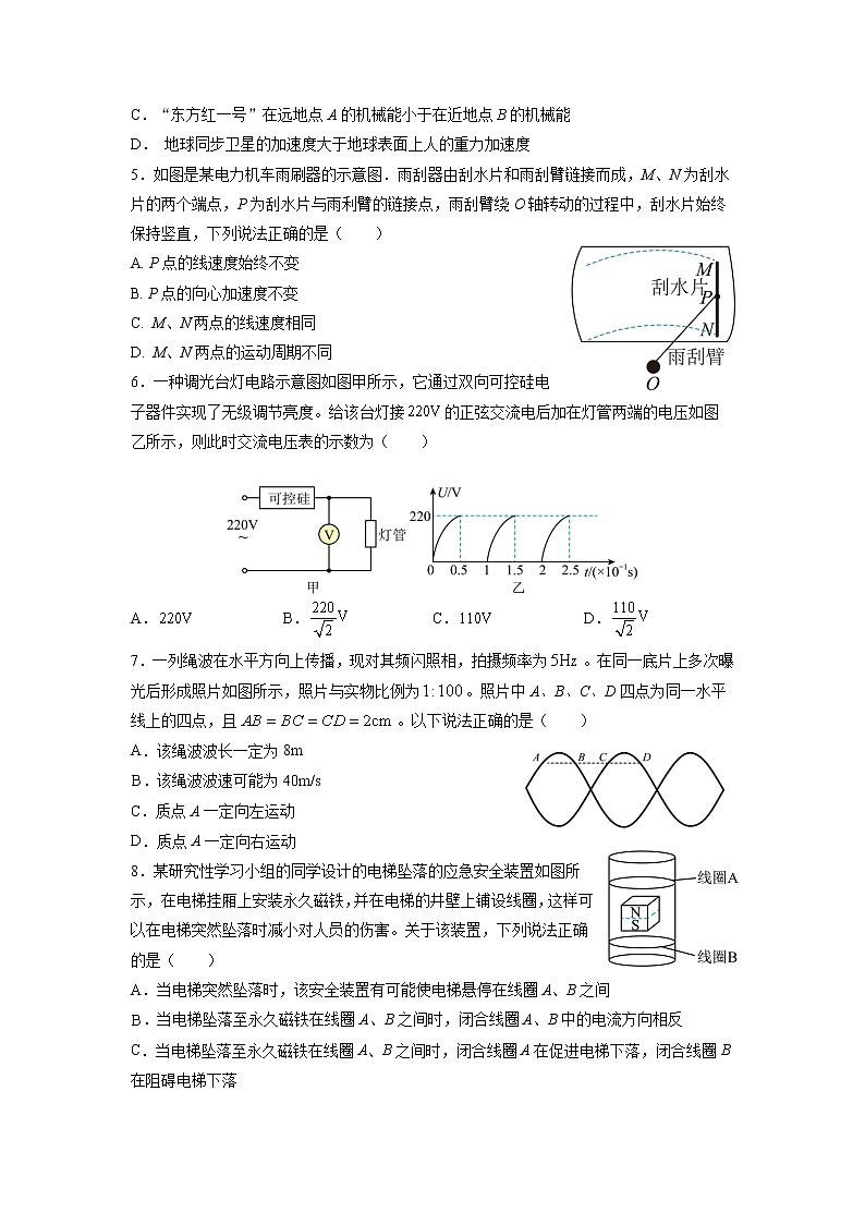 2022黄冈中学高三二模考试物理（含答案、答题卡）02