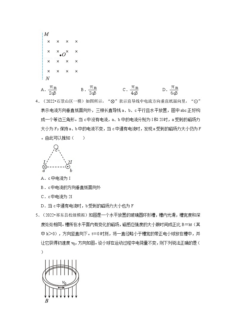高2022届 高三 物理考前20天终极冲刺 磁场专项训练（含解析答案）第2页