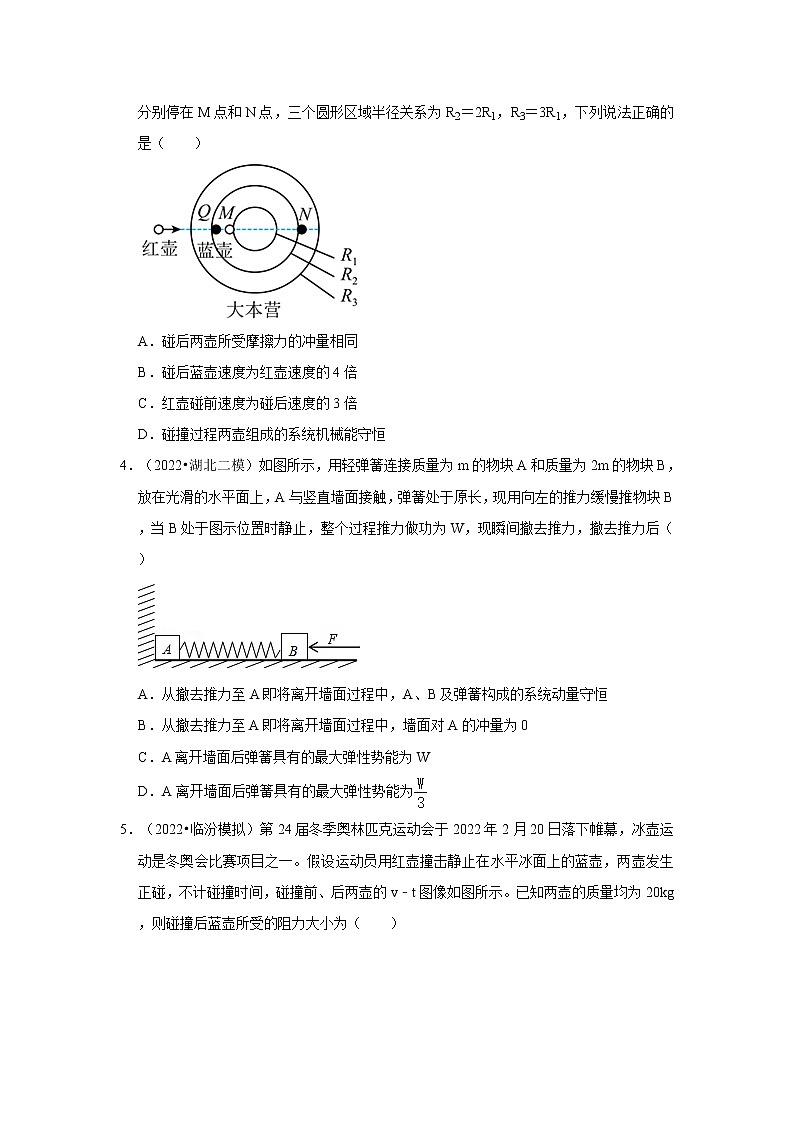 高2022届 高三 物理考前20天终极冲刺 动量专项训练（含解析答案）第2页