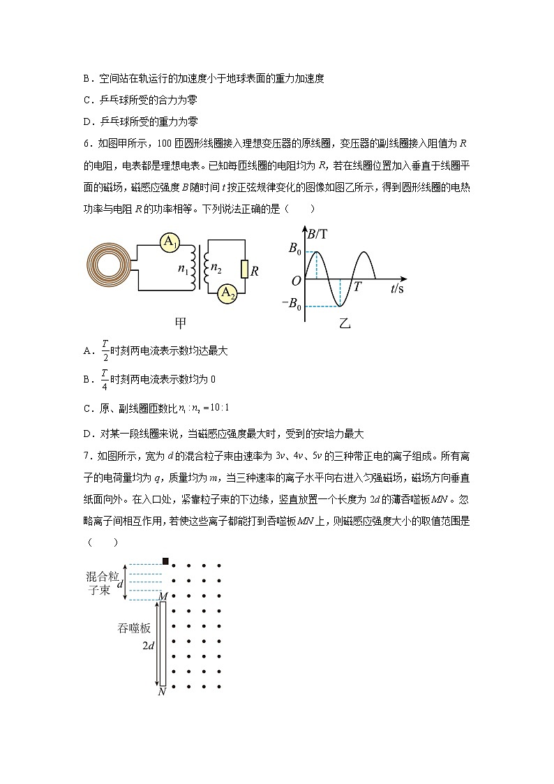 2022届广东省佛山市五校联盟高三（下）模拟测试物理试题03