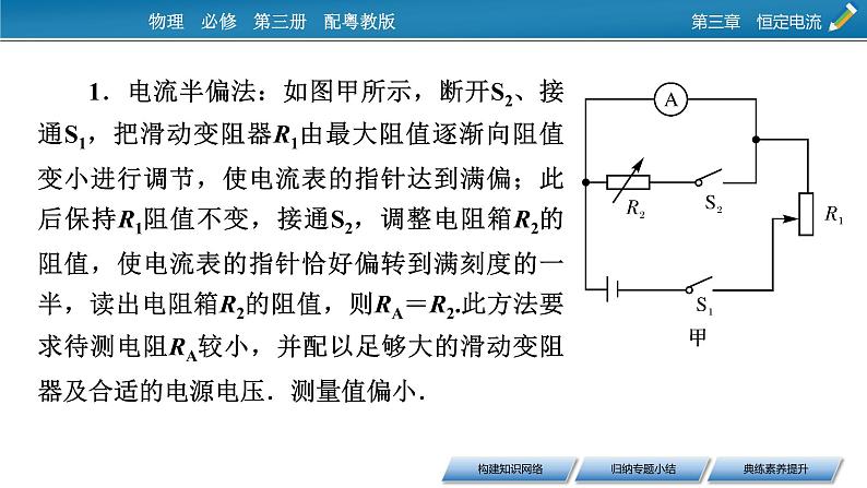 2022-2023年粤教版(2019)新教材高中物理必修3 第3章恒定电流本章小结课件第6页