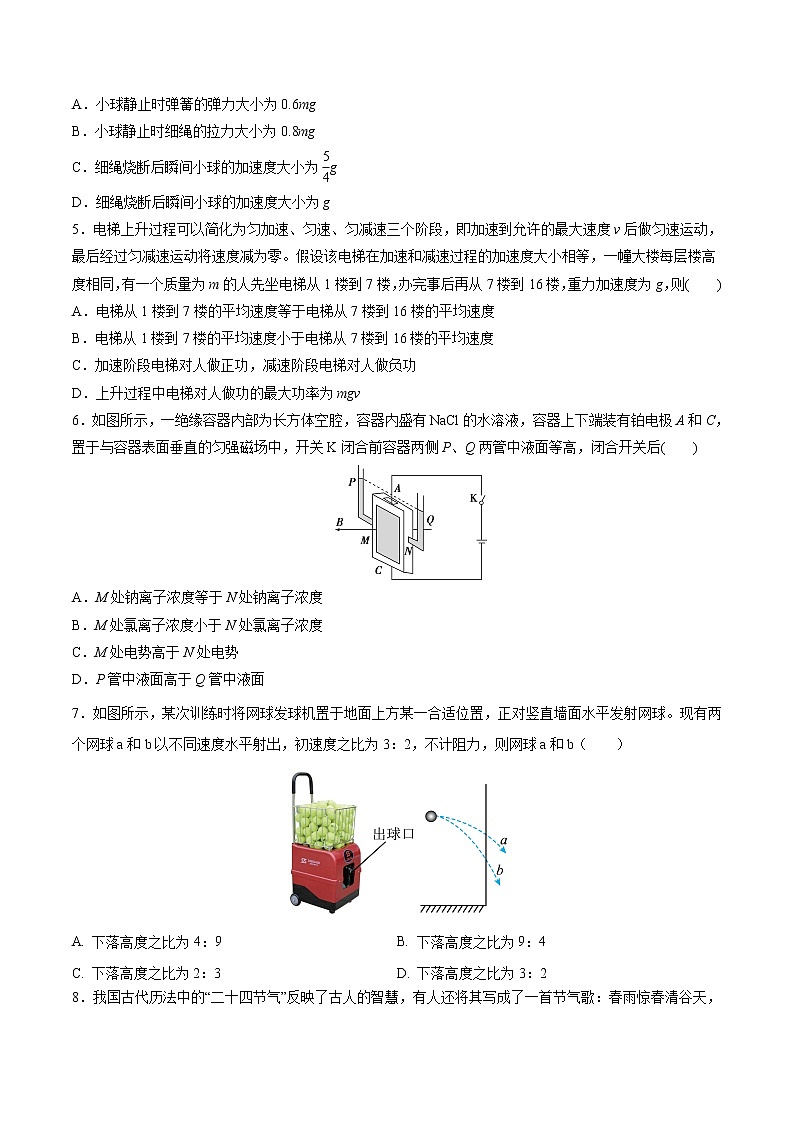 物理-2022年高考考前押题密卷（辽宁卷）（考试版）03