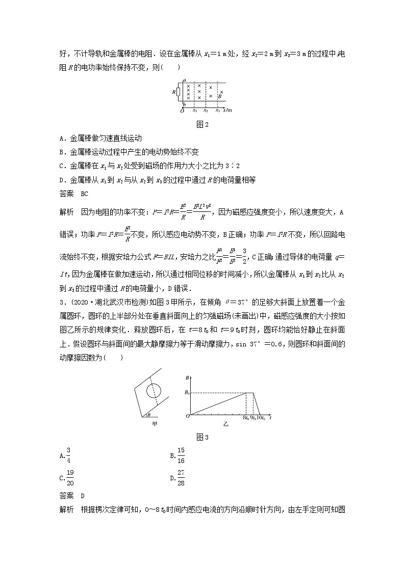 2023版高考物理专题76电磁感应中的动力学问题练习含解析02